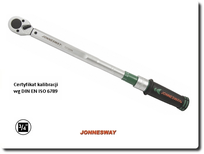 TORQUE WRENCH 3/4 "100-500 NM JONNESWAY T27500N - Click Image to Close